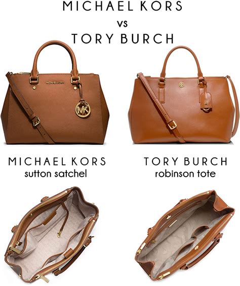 michael kors handbags vs burch